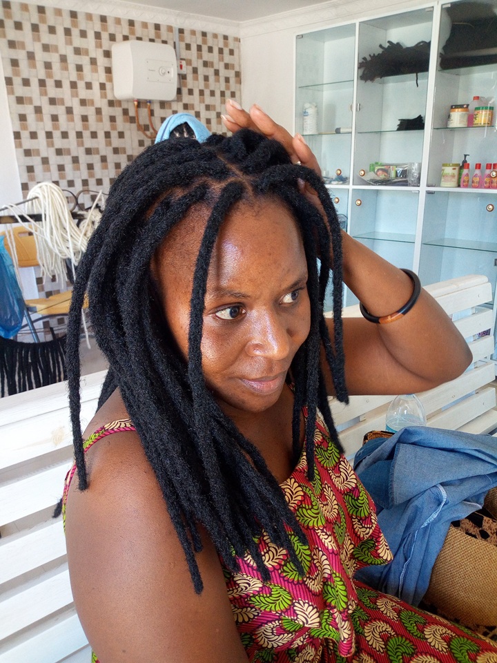 Beauty Service Client at Bigways Salon